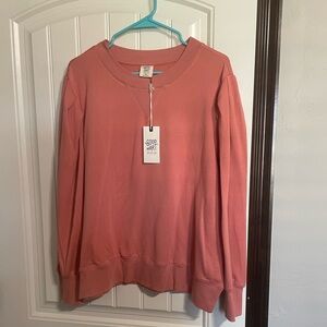 NWT XXL Rust Color Long Sleeve Good Hart Sweater